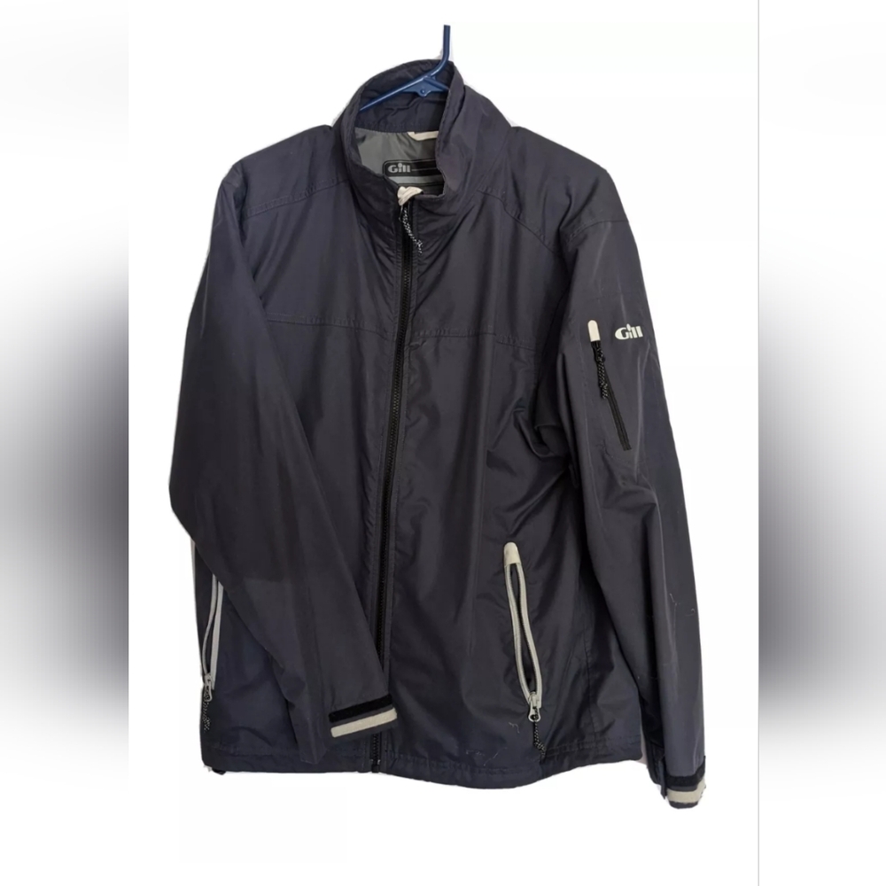 Gill Womens Crew Lite Jacket Navy Breathable Waterproof Sprayproof Size S